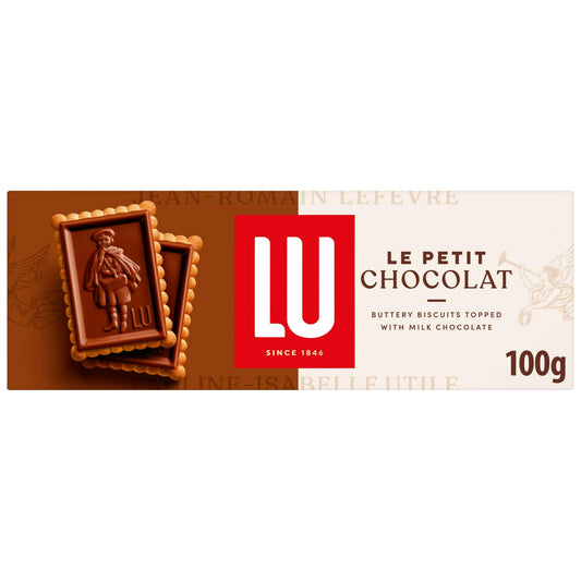 LU Le Petit Chocolat 'Buttery Biscuits topped with Milk Chocolate' (100g)