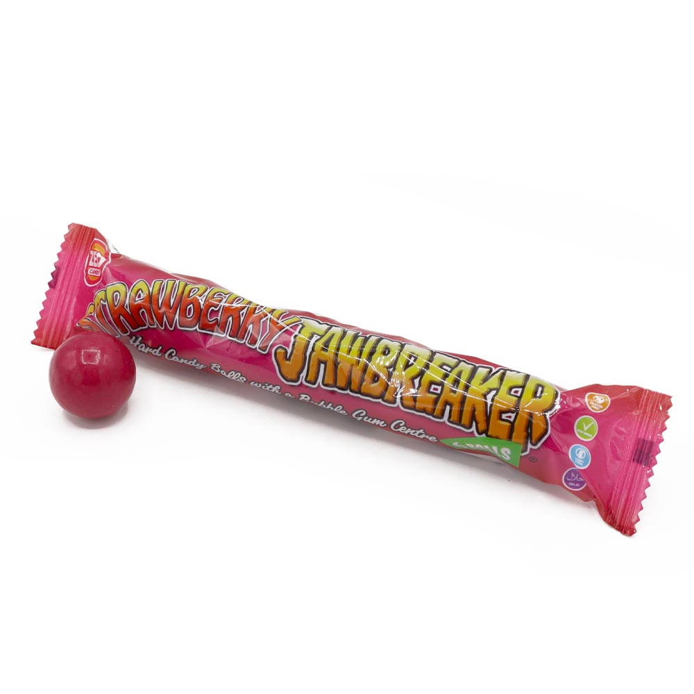 ZED Candy Strawberry Jawbreaker 6 Ball Pack (49.5g)