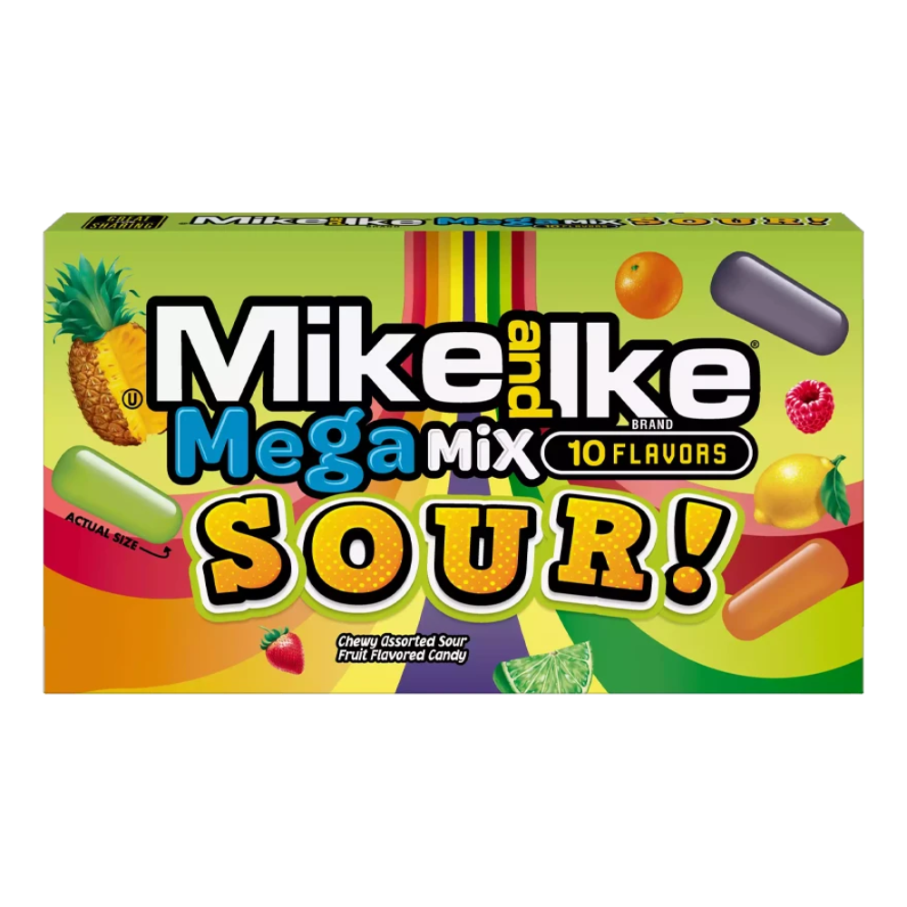 Mike and Ike Mega Mix Sour Theatre Box (120g)