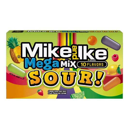 Mike and Ike Mega Mix Sour Theatre Box (120g)
