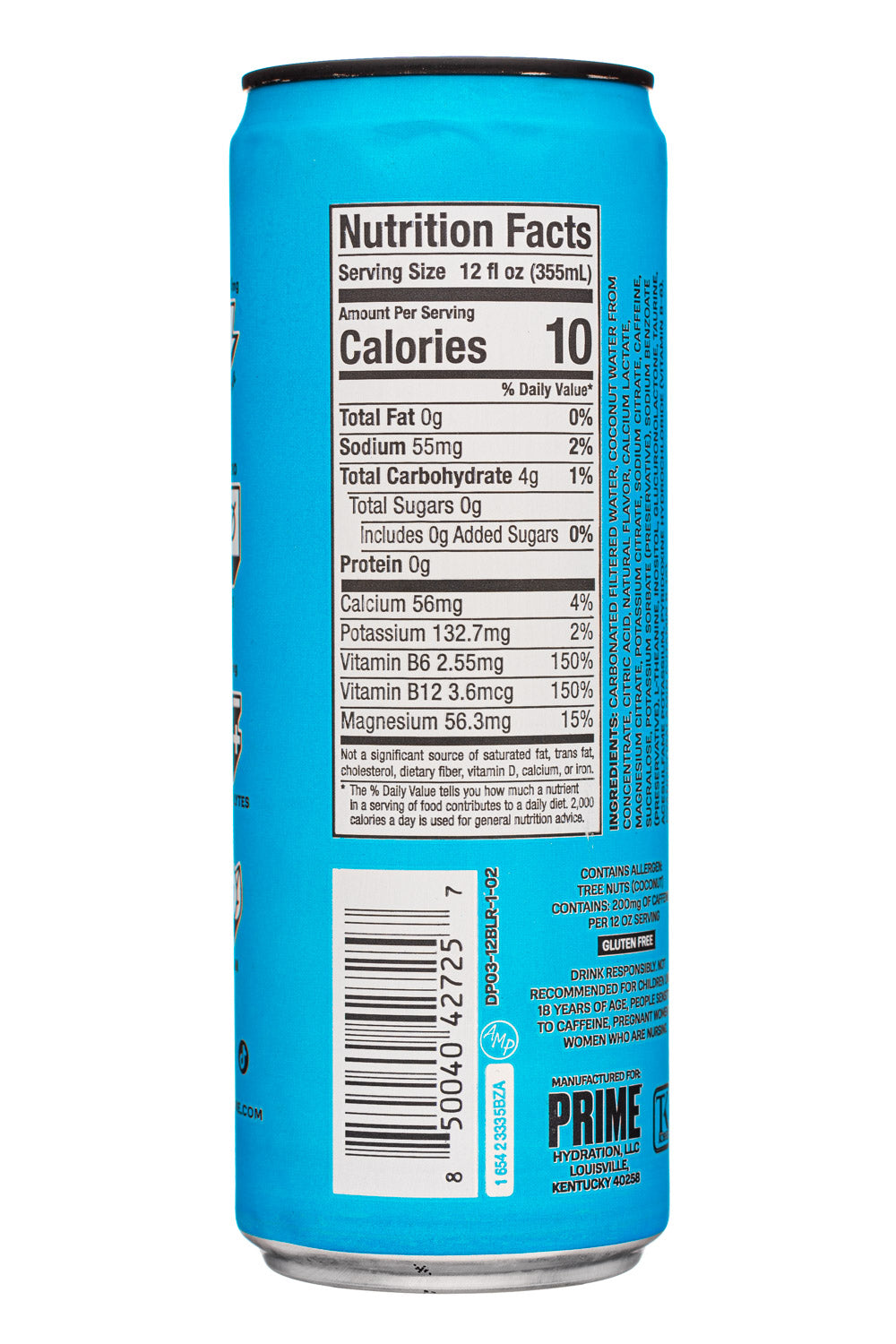 PRIME Energy Drink Blue Raspberry Flavour (330ml)