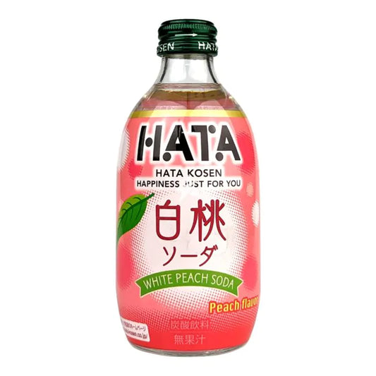 Hata Ramune Soda White Peach Flavour 300ml
