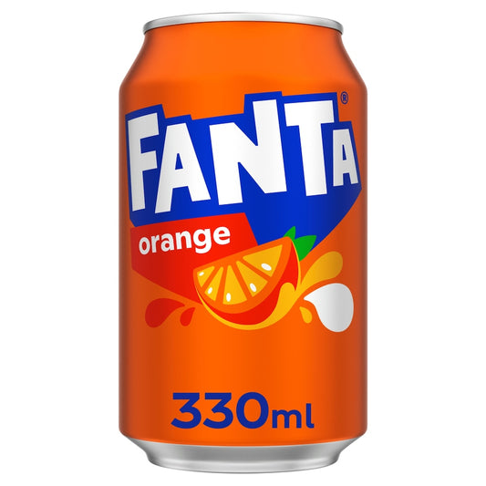 Fanta Orange Soft Drink (330ml)