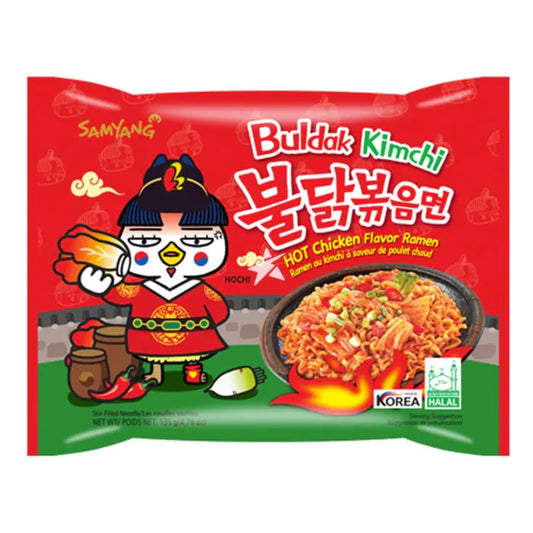 Samyang Buldak Hot Chicken Flavour Ramen - Kimchi 135g