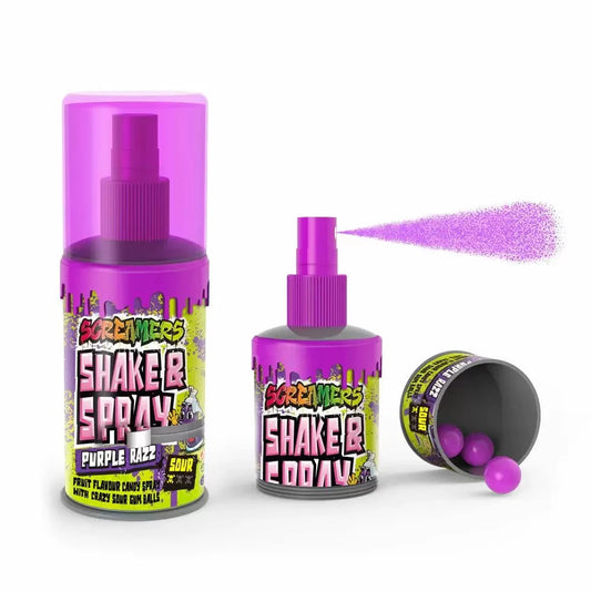 Screamerz Shake & Spray Sour Purple Razz (60ml)