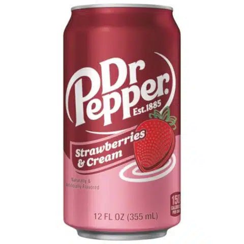 Dr Pepper Strawberries & Cream USA (355ml)