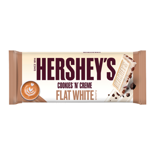Hershey's Cookies n Crème Flat White King Size Bar - 90g (EU)
