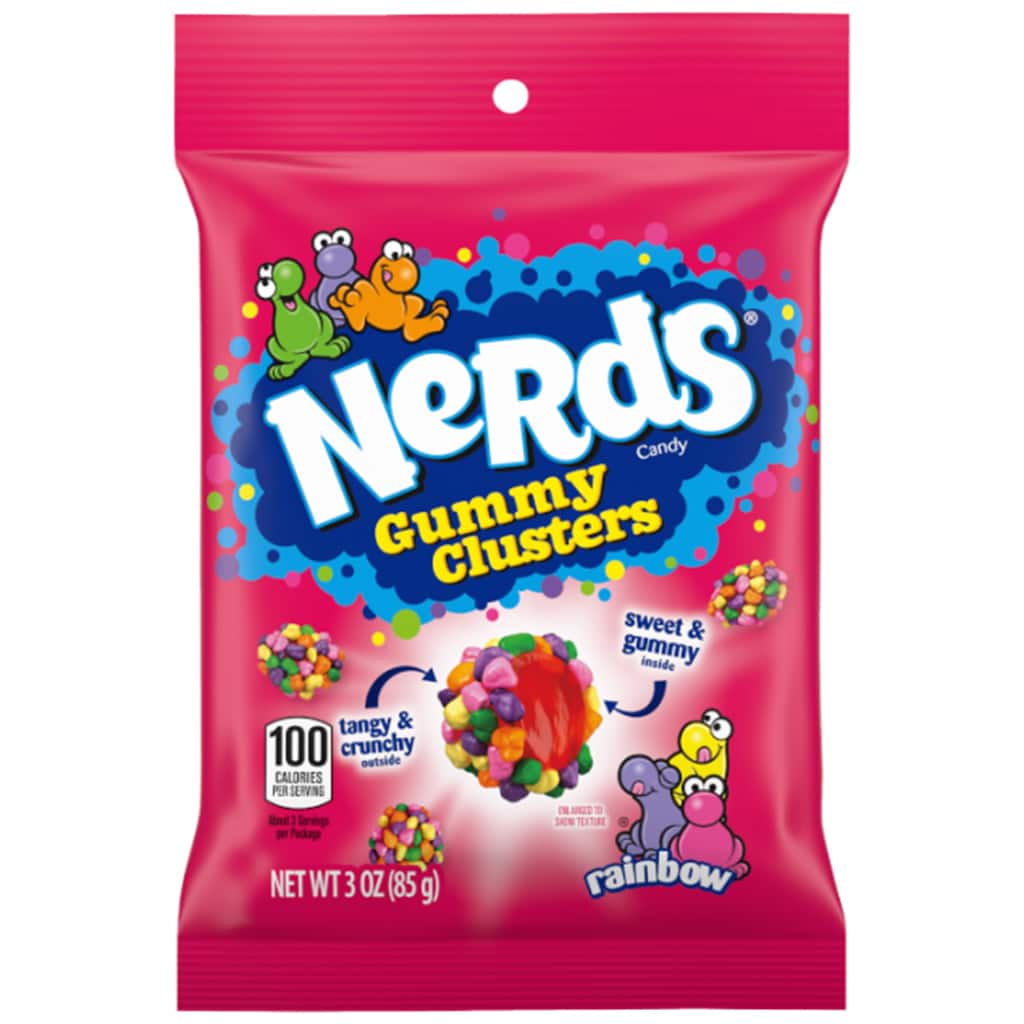 Nerds Gummy Clusters Rainbow (85g)