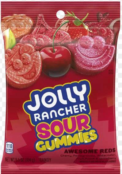 Jolly Rancher Sour Gummies Awesome Reds (184g)