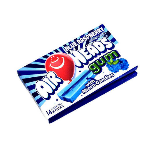 Airheads Sugar Free Gum Blue Raspberry - 14 Sticks