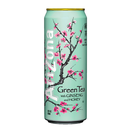AriZona Green Tea w/ Ginseng & Honey 23oz (680ml)