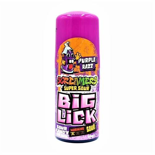 Screamers Big Lick Sour Candy Roller Purple Razz (60ml)