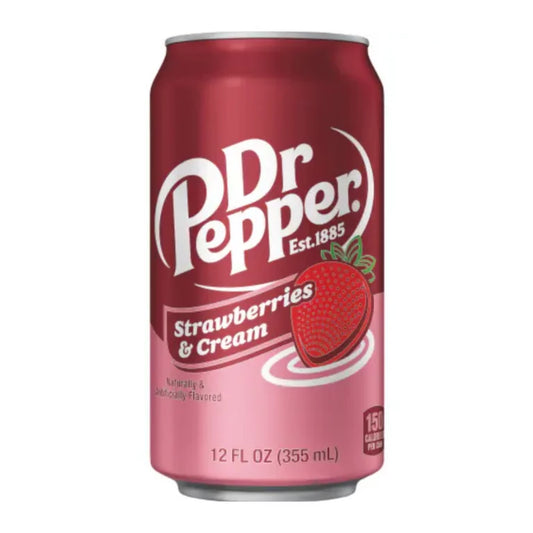 Dr Pepper Strawberries and Cream 355ml
