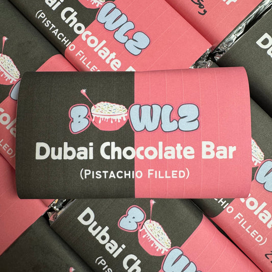 Bowlz Swansea' Dubai Chocolate Bar (250g)
