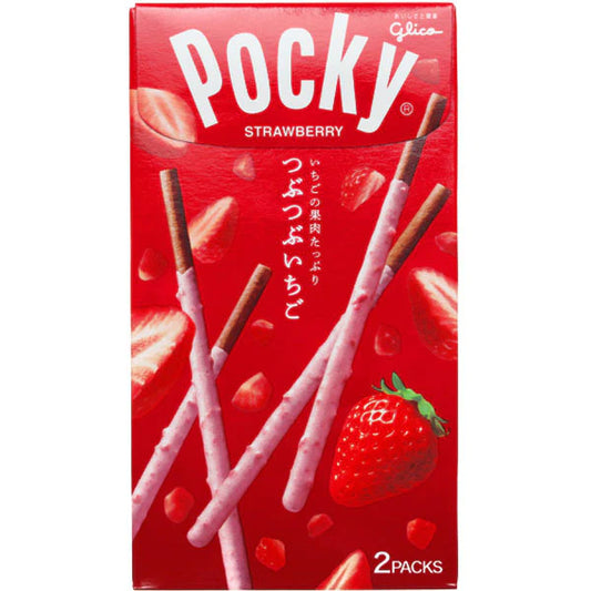 Glico Chunky Strawberry Cream Pocky 2pck - 57.6g