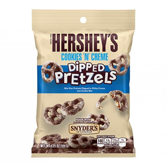 Hershey's Cookies N Creme Dipped Pretzels 4.25oz