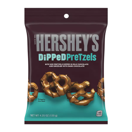 Hersheys Dipped Pretzels 120g