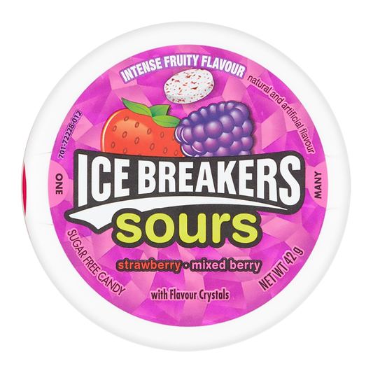 Ice Breakers Sours Strawberry & Mixed Berry (42g)