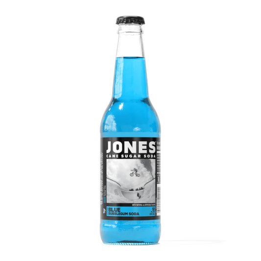 *EXPIRED* Jones Blue Bubblegum Soda (355ml)