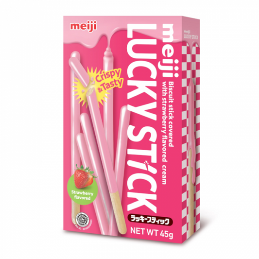 Meiji Lucky Stick Strawberry - 45g
