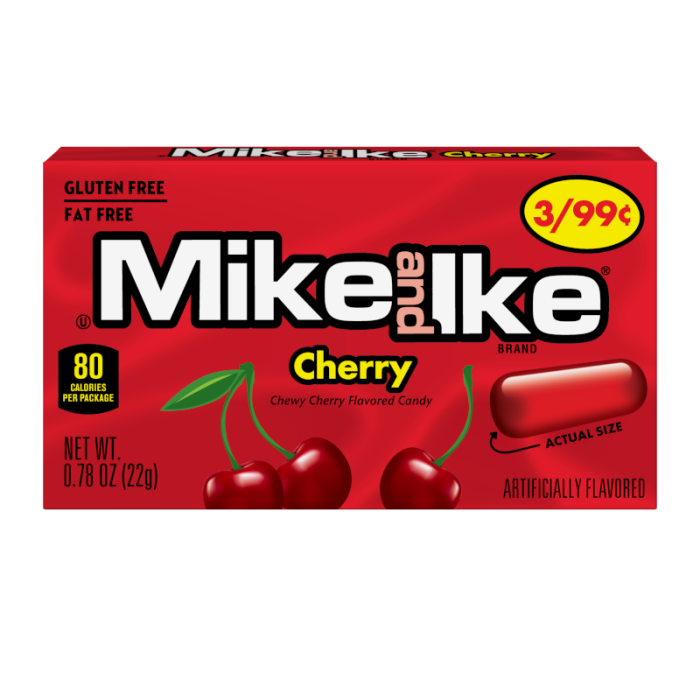 Mike and Ike Cherry Changemaker Box (22g)