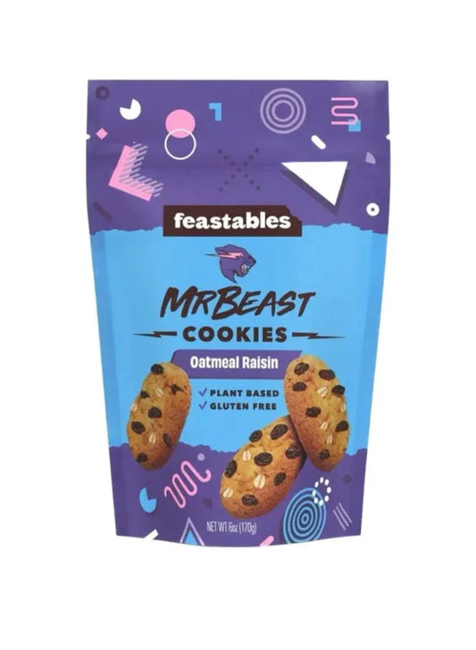 Feastables Mr Beast Oatmeal Raisin Chocolate Chip Cookies - (170g)