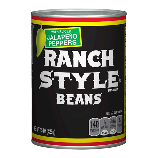 Ranch Style Beans with Sliced Jalapeño Peppers - 15oz (425g)