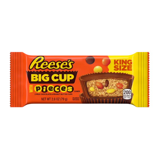 Reese's Pieces Big Cup Peanut Butter Cups King Size 79g