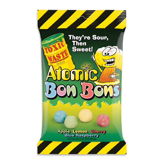 Toxic Waste Atomic Bon Bons Sour Candy - 150g