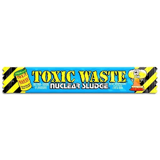 Toxic Waste Nuclear Sludge Sour Blue Raspberry Chew Bar (20g)