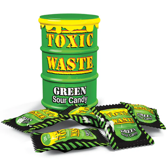 Toxic Waste Drum Green Sour Candy (42g)