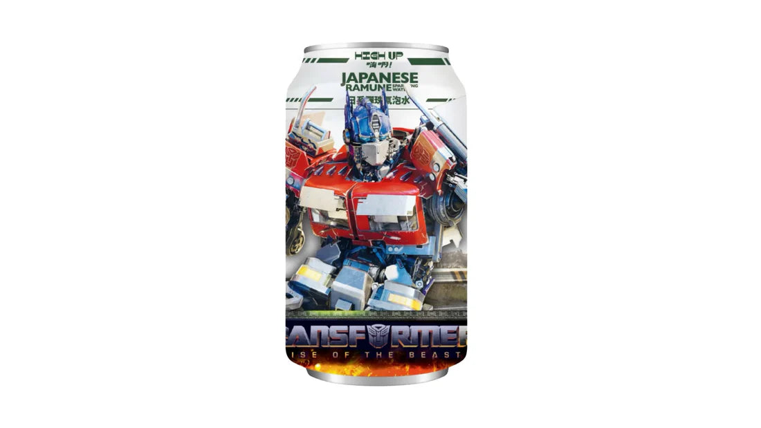 High Up Transformers Optimus Prime Japanese Ramune Sparkling Water Vanilla (330ml)