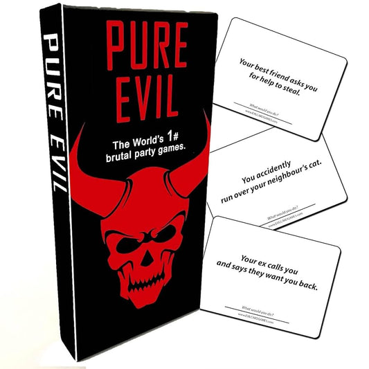 PURE EVIL 'The World's most brutal party games'  17+