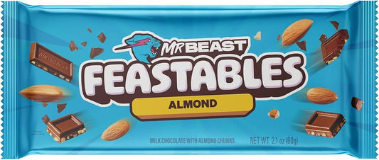Mr Beast Feastables Almond Chocolate Bar (60g)