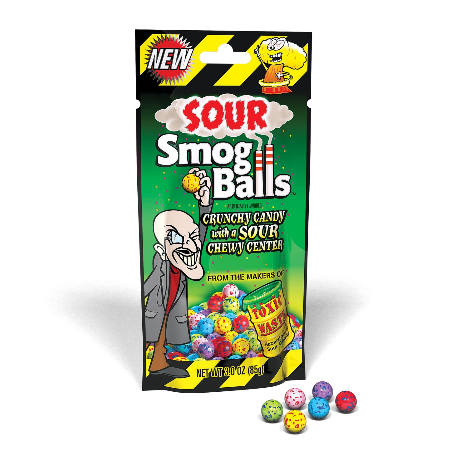 Toxic Waste Sour Smog Balls (85g)