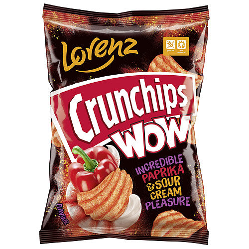 Lorenz Crunchips WOW Paprika & Sour Cream (110g)