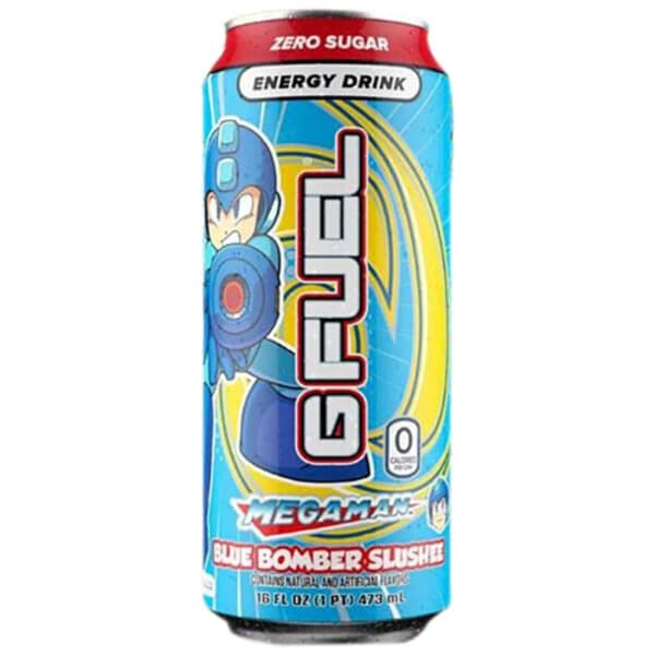 GFuel Mega Man Blue Bomber Slushee (Vanilla Blue Raspberry) - 473ml