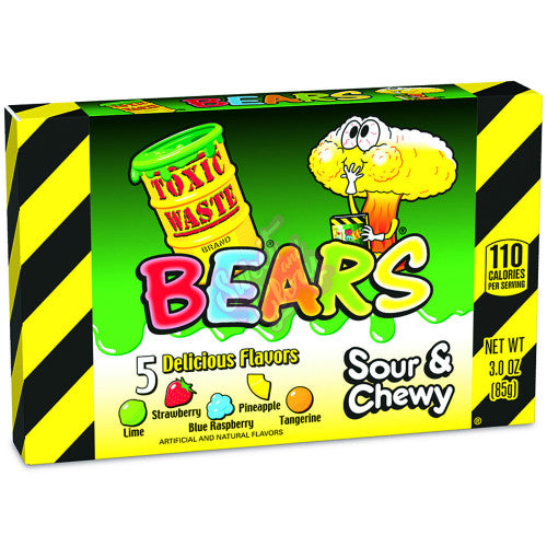 Toxic Waste Gummy Bears Theatre Box