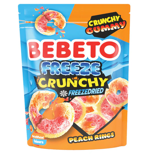 Bebeto Freeze Dried Crunchy Peach Rings