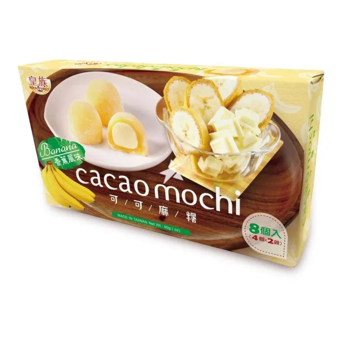 Royal Family Cacao Mochi - Banana (8 Pieces)