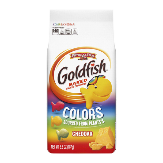 Pepperidge Farm Goldfish Baked Crackers Colors Cheddar (187g)
