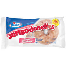 Hostess Jumbo Donettes Glazed Strawberry