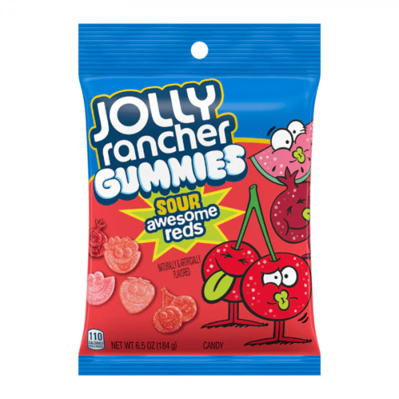 Jolly Rancher Gummies Sour Awesome Reds