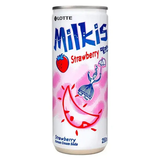 Milkis Strawberry Korean Cream Soda (250ml)