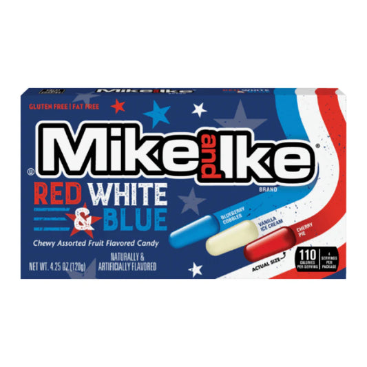 Mike and Ike Red White & Blue Theatre Box