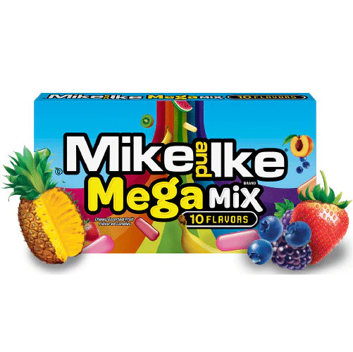 Mike and Ike Sour Mega Mix Theatre Box