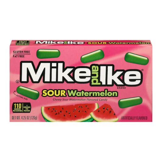 Mike and Ike Sour Watermelon Theatre Box