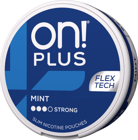 ON! PLUS Mint Strong Slim Nicotine Pouches