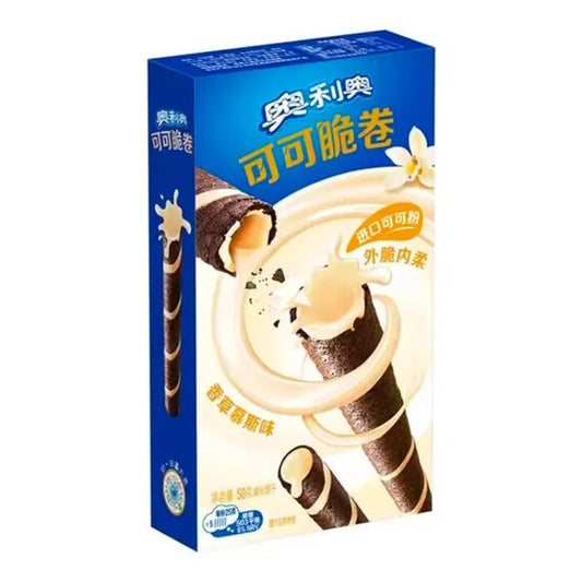 Oreo Cocoa Crispy Roll - Vanilla Mousse Flavour