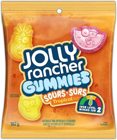 Jolly Rancher Gummies Sour Tropical (182g)